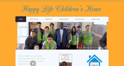 Desktop Screenshot of happylifechildrenshome.com